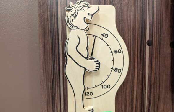 サウナ温度計の写真