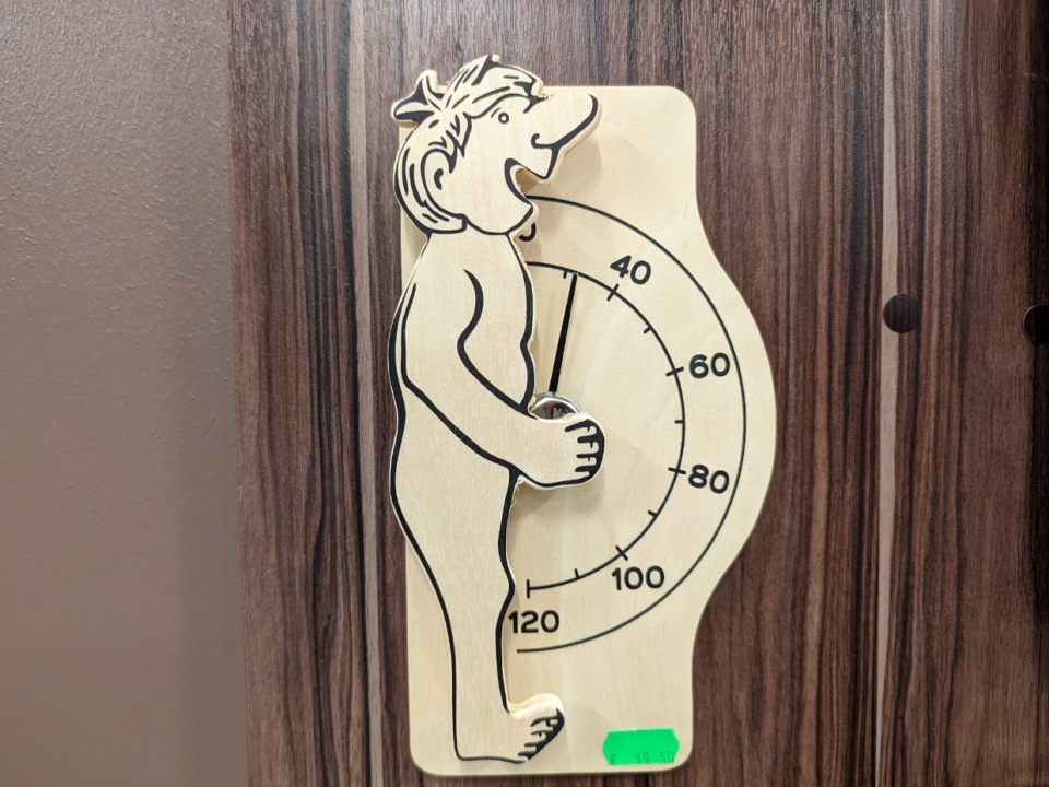サウナ温度計の写真